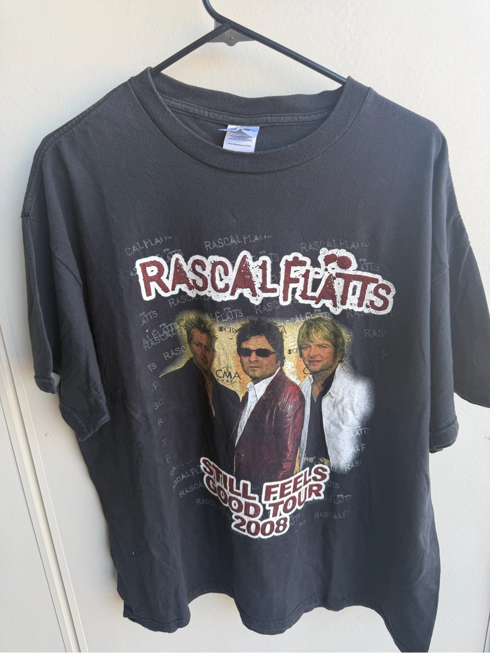 Rascal Flatts Still Feels Good Tour 2008 T-Shirt Size XL